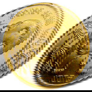 1986 China 1 oz Gold Panda: 1986 China 1 oz Gold Panda BU (Sealed) SKU no: RBJ10974 Year: 1986 Grade: Brilliant Unc Grade Service: None Denomination: 100 Yuan Mint Mark: Not Shown Metal Content: 1 troy oz P
