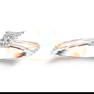 Natural 0.25 CTW Diamond Solitaire Ring 14K Rose Gold: Natural 0.25 CTW Diamond Solitaire Ring 14K Rose Gold Item No: RPC025-EE37 Metal: 14k Rose Gold Setting: 4-Prong Origin: Handcrafted in the USA DIAMOND INFORMATION Number of Diamonds: 1 <