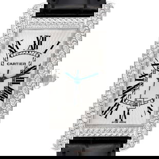Cartier Tank Americaine White Gold Diamond: Cartier Tank Americaine White Gold Diamond Ladies Watch 2490 SKU no: RBJ1874X Brand: Cartier Model Name: Cartier Tank Americaine White Gold Diamond Ladies Watch 2490 Model Number: 2490 Serial Number: