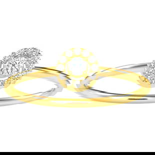 0.11 CTW Diamond 14K Yellow Gold Ring: 0.11 CTW Diamond 14K Yellow Gold Ring Ring Size: 7 US, Resizable Metal: 14k Gold, Yellow Gold Stone: Diamond Stone Cut: Round Cut Place of Origin: United States Period: 2010- Date of
