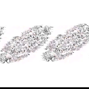 3.00 CTW Diamond Earrings 14K White Gold: 3.00 CTW Diamond Earrings 14K White Gold Metal: 14k Gold, White Gold Stone: Diamond Stone Cut: Asscher Cut Weight: 3 ct Style: Modern Place of Origin: United States Period: 2010- Date of