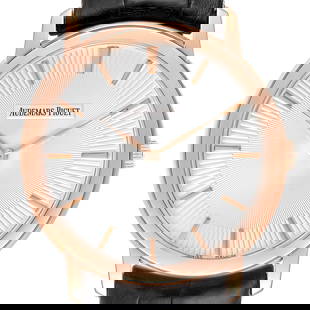 Audemars Piguet Jules 41mm Extra-Thin Rose: Audemars Piguet Jules 41mm Extra-Thin Rose Gold Mens Watch 15180R SKU no: RBJ40338 Brand: Audemars Piguet Model Name: Audemars Piguet Jules 41mm Extra-Thin Rose Gold Mens Watch 15180R Model Number: 15