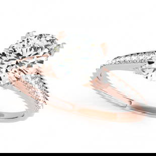2 ctw Certified VS/SI Diamond Wedding Ring 18k Rose Gold: 2 ctw Certified VS/SI Diamond Wedding Ring 18k Rose Gold Item: Diamond Wedding RingTotal Gem weight: 2 carats Metal: Solid 18k Rose Gold Gold Product Weight: Approx. 6.8 grams Jewelry Note: