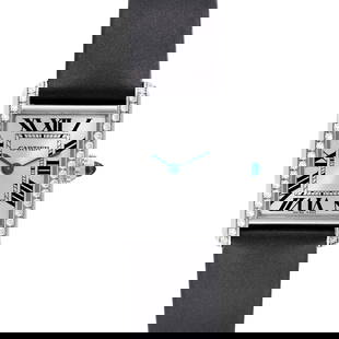 Cartier Tank Must Small Diamond Bezel: Cartier Tank Must Small Diamond Bezel Steel Ladies Watch W4TA0016 Box Card SKU no: RBJ61871 Brand: Cartier Model Name: Cartier Tank Must Small Diamond Bezel Steel Ladies Watch W4TA0016 Box