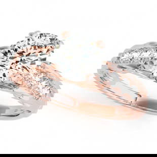0.95 ctw Certified VS/SI Diamond Ring 18k Rose Gold: 0.95 ctw Certified VS/SI Diamond Ring 18k Rose Gold Item: Diamond Wedding RingTotal Gem weight: 0.95 carats Metal: Solid 18k Rose Gold Gold Product Weight: Approx. 5.2 grams Jewelry Note: