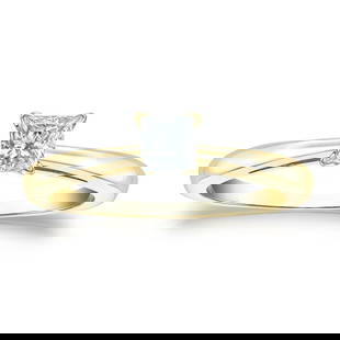Natural 0.25 CTW Diamond Solitaire Ring 14K Yellow Gold: Natural 0.25 CTW Diamond Solitaire Ring 14K Yellow Gold Item No: RPC025-CC32 Metal: 14k Yellow Gold Setting: 4-Prong Origin: Handcrafted in the USA DIAMOND INFORMATION Number of