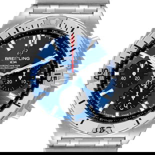 Breitling Chronomat B01 42 Blue Dial: Breitling Chronomat B01 42 Blue Dial Steel Mens Watch AB0134 SKU no: RBJ51367 Brand: Breitling Model Name: Breitling Chronomat B01 42 Blue Dial Steel Mens Watch AB0134 Model Number: AB0134101C1A1 Year