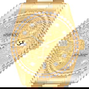 Rolex President Day Date Yellow Gold: Rolex President Day Date Yellow Gold Diamond Mens Watch 118348 Box Card SKU no: RBJ65760 Brand: Rolex Model Name: Rolex President Day Date Yellow Gold Diamond Mens Watch 118348 Box Card Model Number:
