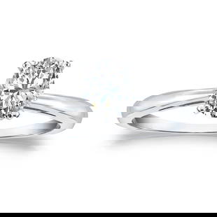 Natural 0.75 CTW Diamond Solitaire Ring 14K White Gold: Natural 0.75 CTW Diamond Solitaire Ring 14K White Gold Item No: ROV075-EE31 Metal: 14k White Gold Setting: 4-Prong Origin: Handcrafted in the USA DIAMOND INFORMATION Number of Diamonds: 1
