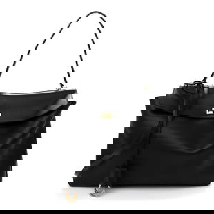 Balenciaga Smooth Calfskin Large Rodeo Top: Balenciaga Smooth Calfskin Large Rodeo Top Handle Handbag Black Brand: BALENCIAGA Condition: Excellent Condition Details: Exterior: Creases, faint corner wear, Hardware: Faint scratch(es), ,