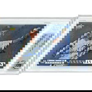 derek jeter new york yankees signed: derek jeter new york yankees signed 1994 upper deck baseball card BAS auth auto slab This Derek Jeter autographed 1994 Upper Deck Baseball Card, authenticated by Beckett Authentication Services with n