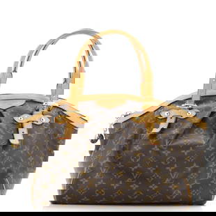 Louis Vuitton Tivoli Handbag Monogram Canvas: Louis Vuitton Tivoli Handbag Monogram Canvas GM Exterior Color: Brown Interior Color: Brown Exterior Material: Canvas Coated Interior Material: Fabric Hardware Color: Gold 
