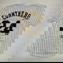 autographed/signed william contreras milwaukee pinstripe baseball