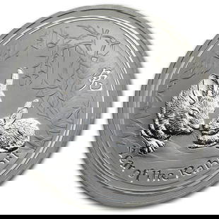 2011 1 oz Silver Australian Year: 2011 1 oz Silver Australian Year of the Rabbit SII (Abrasions) SKU no: RBJ74478 Year: 2011 Grade: Other Grade Service: None Denomination: 1 Dollar Mint Mark: P - Perth Metal