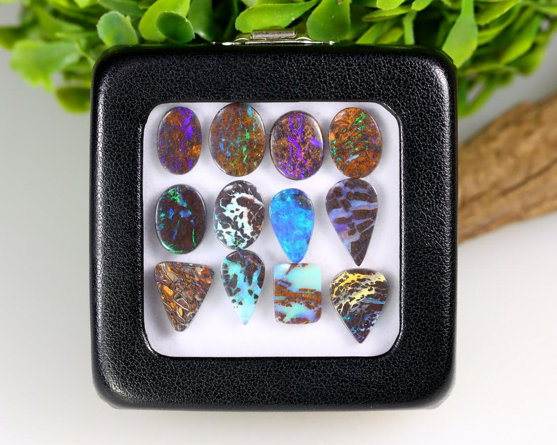 31.27Ct Box of Australian Koroit Boulder Opal 11x9.4x4.3mm (1 of 4)