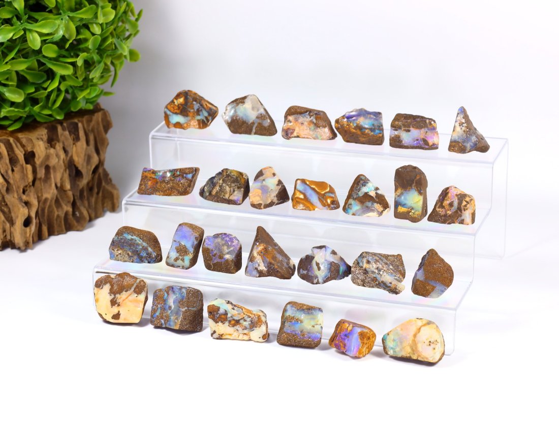 725Ct Group of Australian Queensland Winton Mine Boulder Opal Rough 2.3x2.1x1cm: Thousand Planet Auction House Treasure Auction Day, all major kinds of Mineral, you will find in today's auctions. Join us and add our auction into your calendar. Today auction including Artifacts, Mi