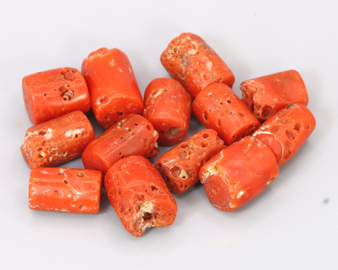 18g Old Vintage Himalayan Tibetan Red Coral Beads: Thousand Planet Auction House Treasure Auction Day, all major kinds of Mineral, you will find in today's auctions. Join us and add our auction into your calendar. Today auction including Artifacts, Mi