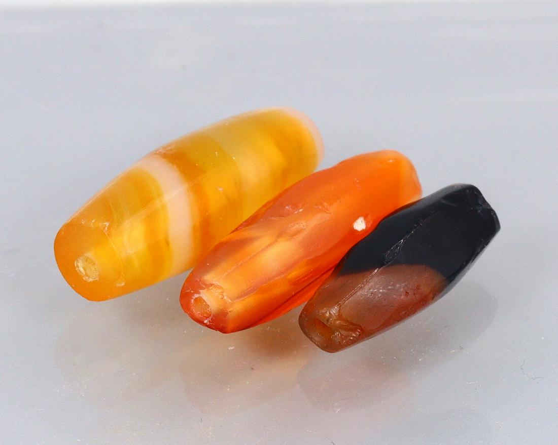 Ancient Dong Son Agate Beads Vietnam 700 B.C. TO 200 A.D. (1 of 3)