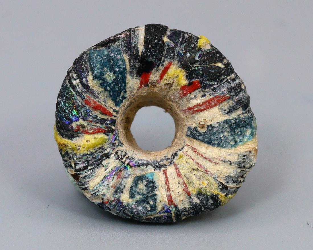 Very Old and Rare Find Ancient Islamic Period Glass Beads 18.6Ct 19.4x19.4mm: Thousand Planet Auction House Treasure Auction Day, all major kinds of Mineral, you will find in today's auctions. Join us and add our auction into your calendar. Today auction including Artifacts, Mi