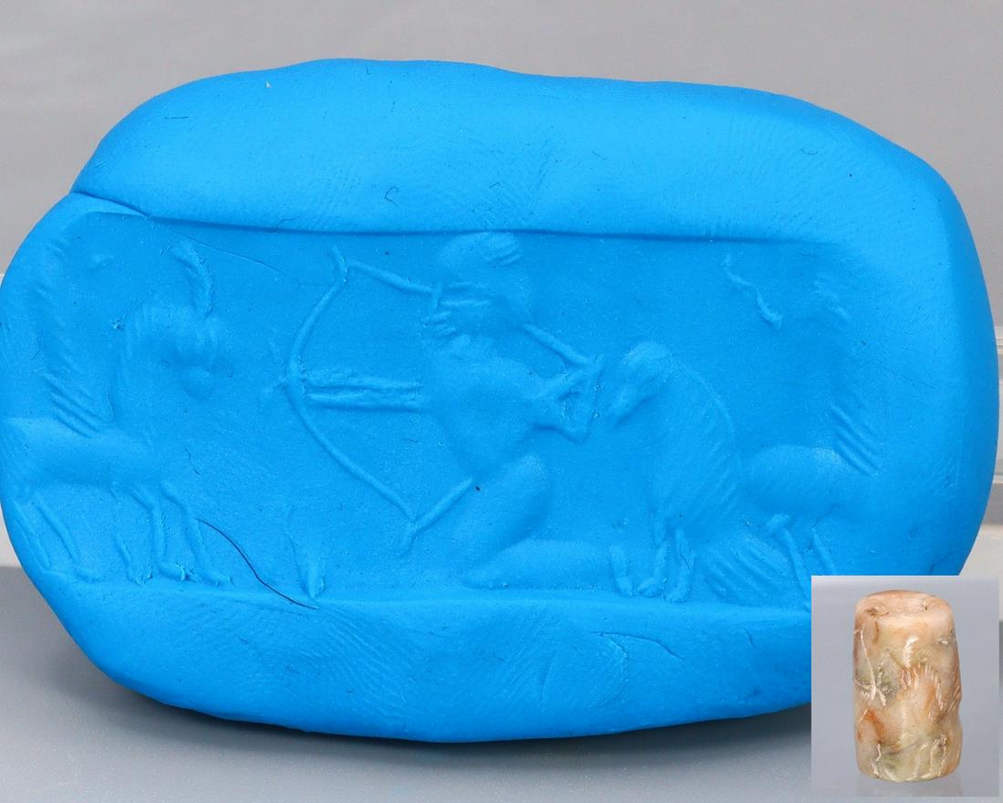 Ancient Persian Sasanian Iran AD 224-642 Jasper Seal Bead: Thousand Planet Auction House Treasure Auction Day, all major kinds of Mineral, you will find in today's auctions. Join us and add our auction into your calendar. Today auction including Artifacts, Mi