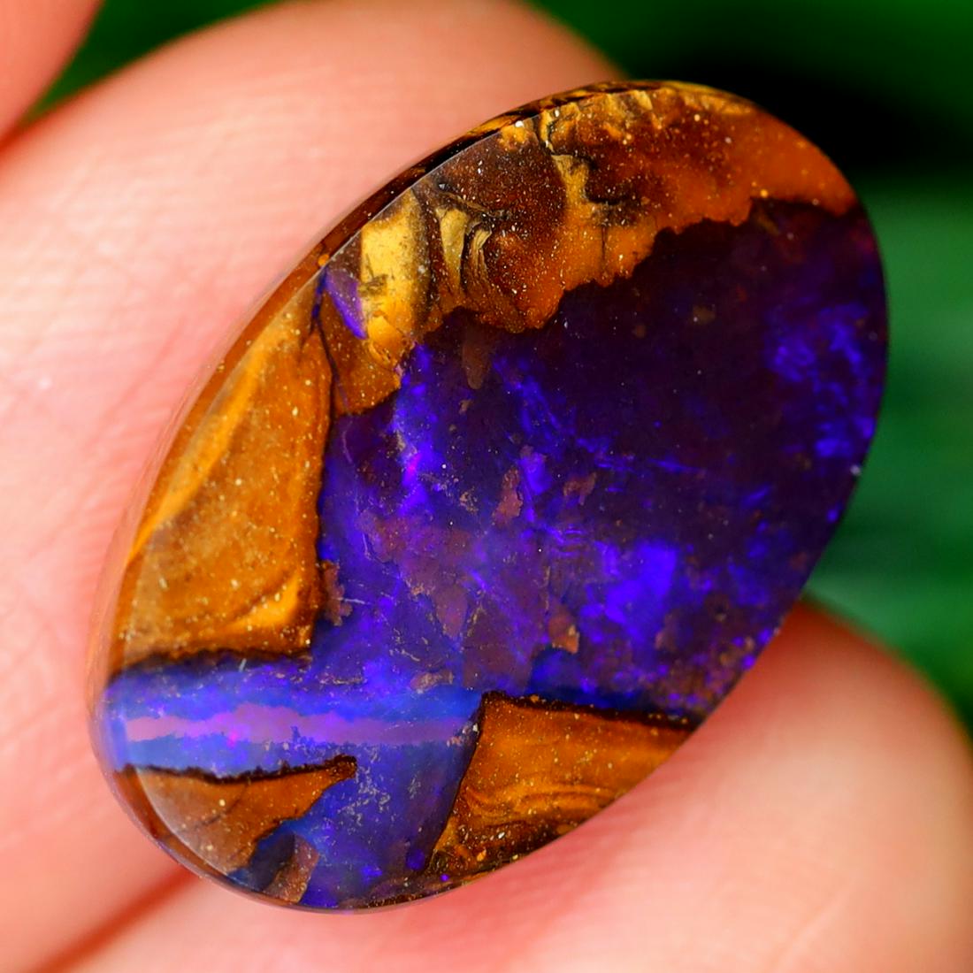 6.71Ct Wood Fossil Boulder Opal Polished - Australian Opal - Oval Cabochon: Thousand Planet Auction House Welcome to our auction house, today auction brought to you by Leharlequin Co., Ltd based in Bangkok, Thailand specialize in all kinds of opal and color gemstone both in m