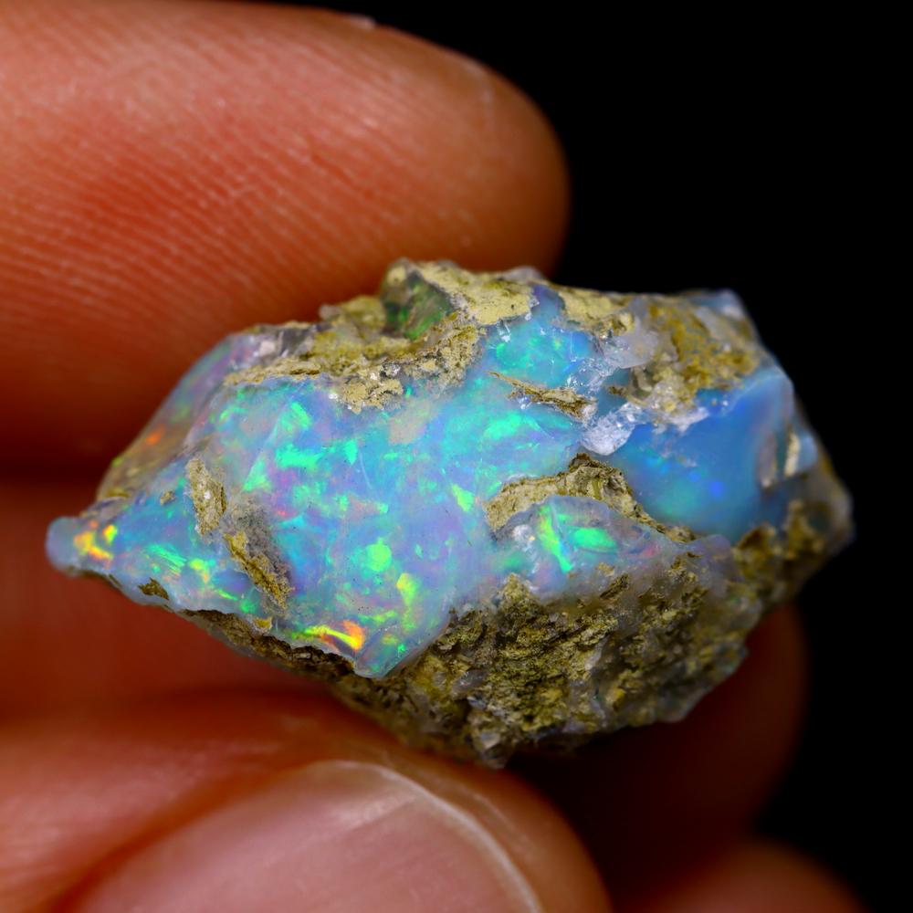 13Ct Rough Opal Specimen - Ethiopian Opal - Freeform Rough: Thousand Planet Auction House Welcome to our auction house, today auction brought to you by Leharlequin Co., Ltd based in Bangkok, Thailand specialize in all kinds of opal and color gemstone both in m