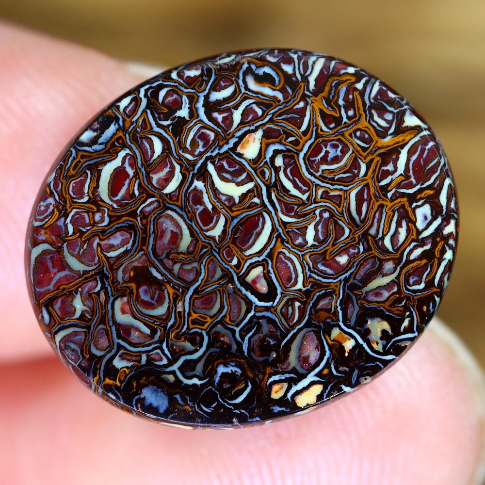 10.68Ct Koroit Boulder Opal Polished - Australian Opal - Oval Cabochon: Thousand Planet Auction House Welcome to our auction house, today auction brought to you by Leharlequin Co., Ltd based in Bangkok, Thailand specialize in all kinds of opal and color gemstone both in m