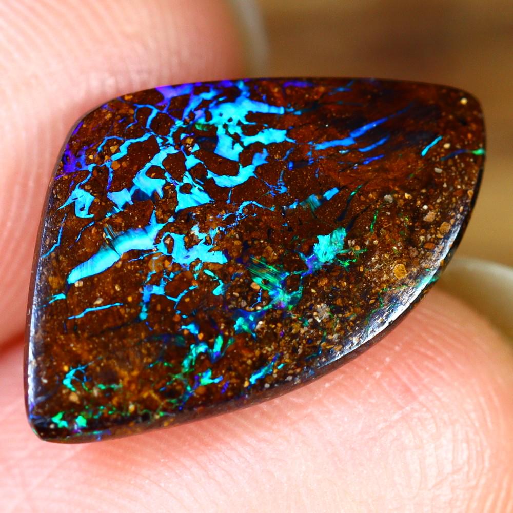 3.67Ct Koroit Boulder Opal Polished - Australian Opal - Freeform Cabochon (1 of 4)