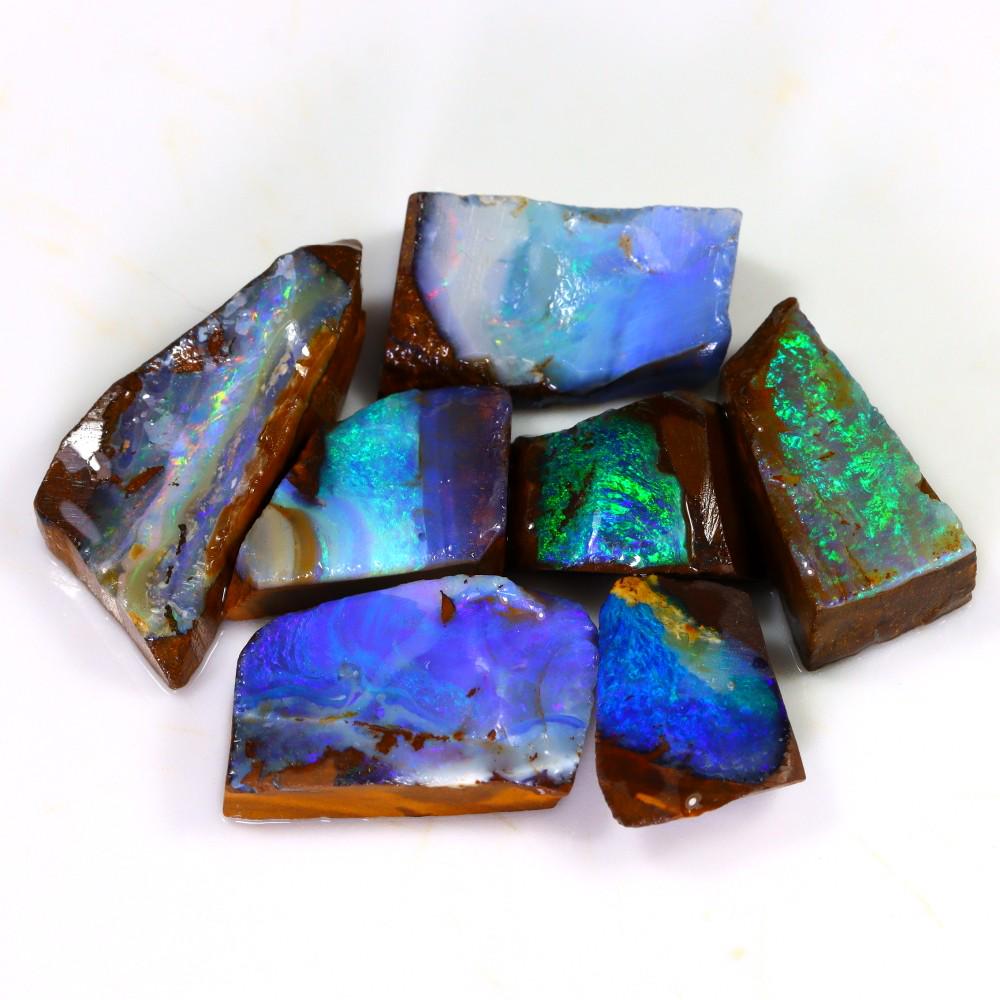68.50Ct Winton Boulder Opal Rough Lot - Australian Opal - Freeform Rough: Thousand Planet Auction House Welcome to our auction house, today auction brought to you by Leharlequin Co., Ltd based in Bangkok, Thailand specialize in all kinds of opal and color gemstone both in m