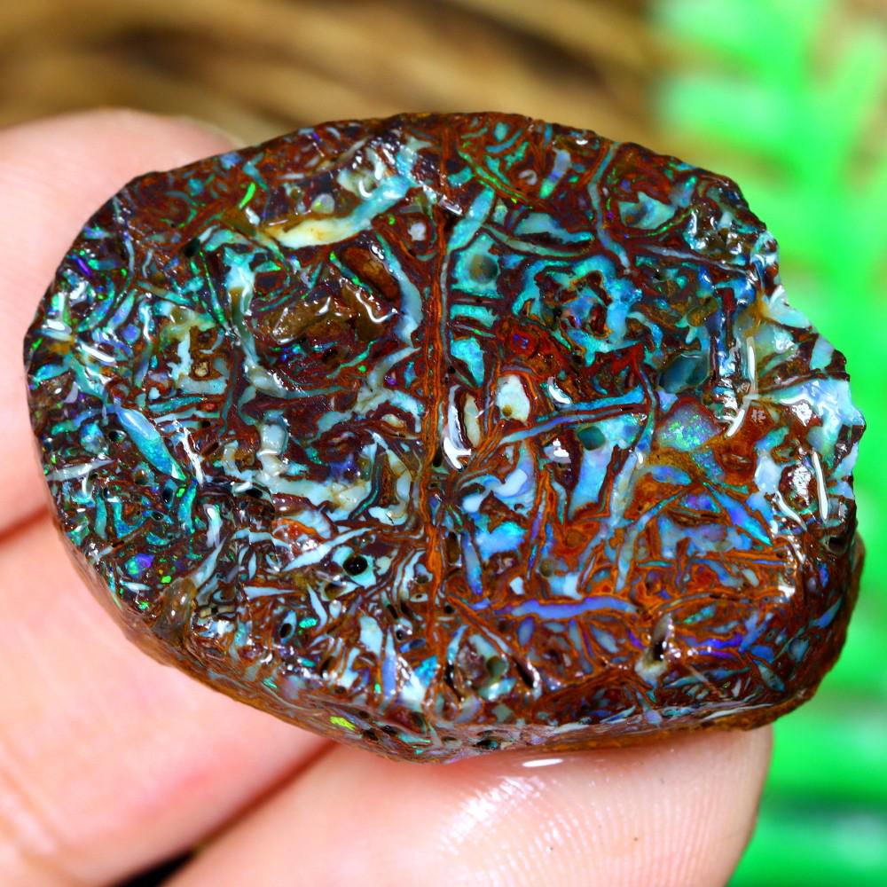 43.37Ct Koroit Boulder Opal Rough - Australian Opal - Freeform Rough: Thousand Planet Auction House Welcome to our auction house, today auction brought to you by Leharlequin Co., Ltd based in Bangkok, Thailand specialize in all kinds of opal and color gemstone both in m