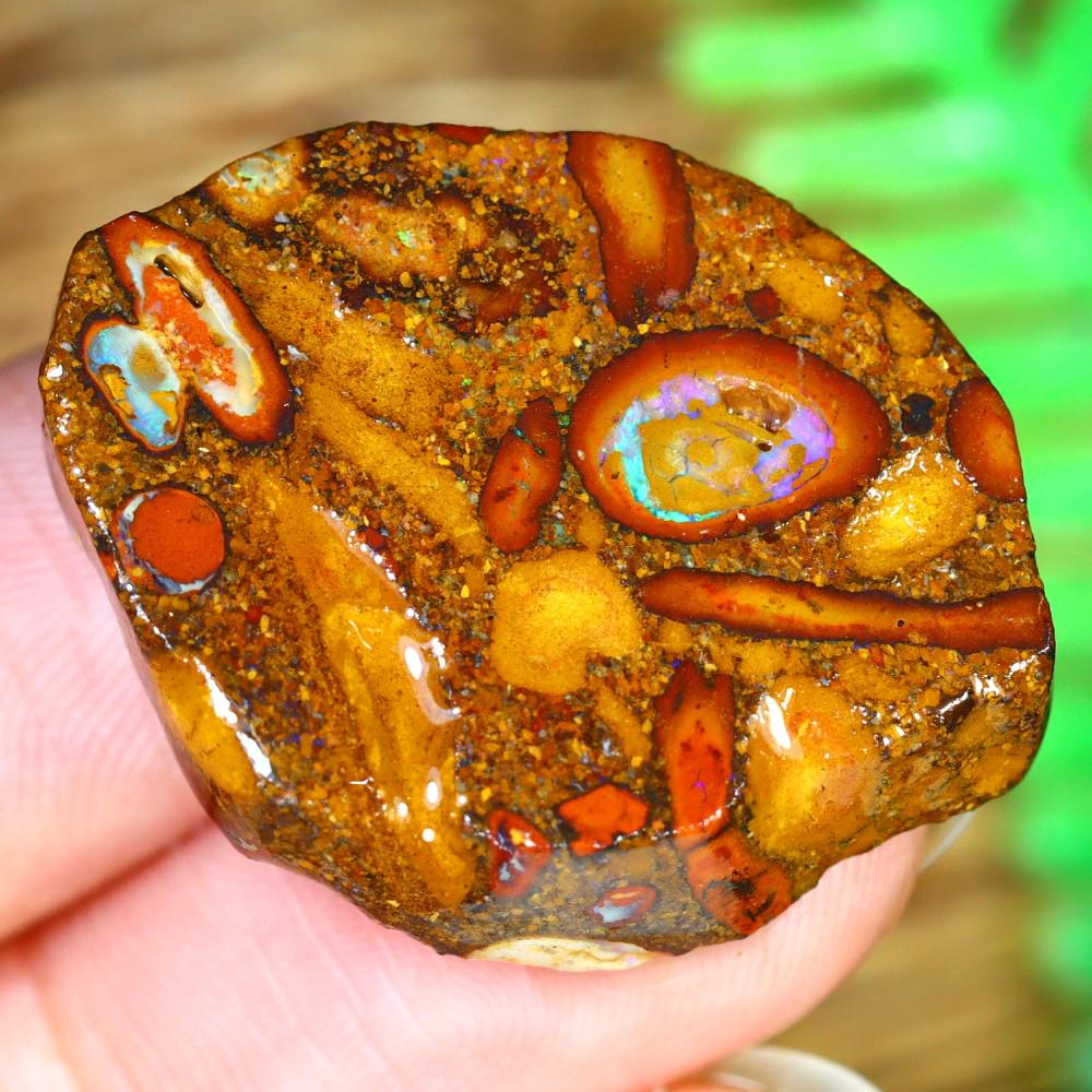31.22Ct Koroit Boulder Opal Rough - Australian Opal - Freeform Rough: Thousand Planet Auction House Welcome to our auction house, today auction brought to you by Leharlequin Co., Ltd based in Bangkok, Thailand specialize in all kinds of opal and color gemstone both in m