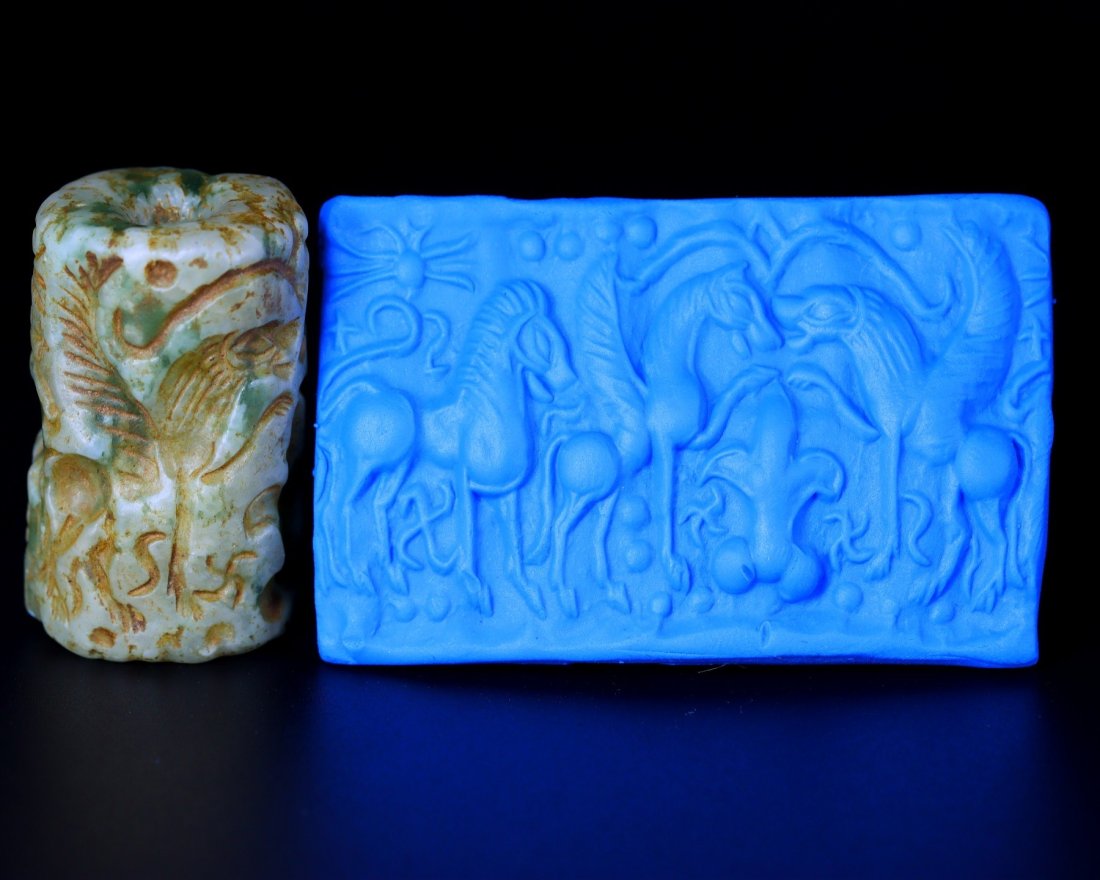 Middle Assyrian Western Asiatic Cylinder Seal and Modern Impression Collection (1 of 13)