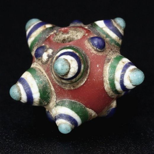 Celtic North Black Sea or Chinese Warring States Period Pattern Glass Bead (1 of 6)