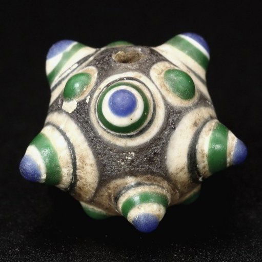 Celtic North Black Sea or Chinese Warring States Period Pattern Glass Bead (1 of 6)