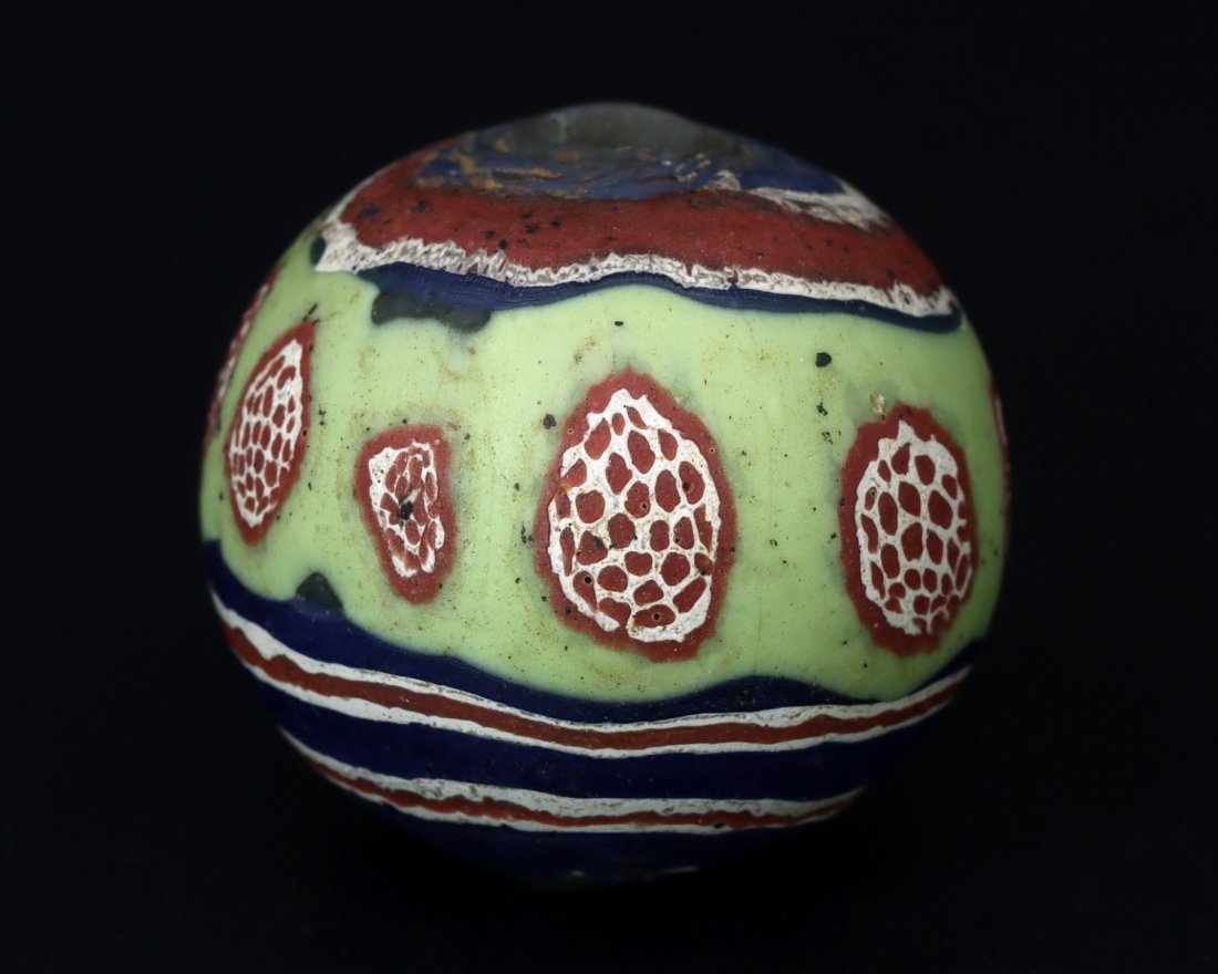 An Antique Venetian Roman Glass Bead found in Borneo 18th-19th Century (1 of 7)