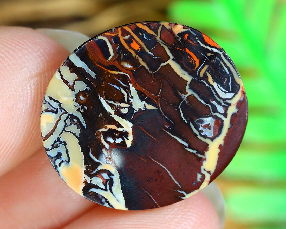 Australian Queensland Koroit Mine Loose Boulder Solid Opal Cabochon (1 of 3)