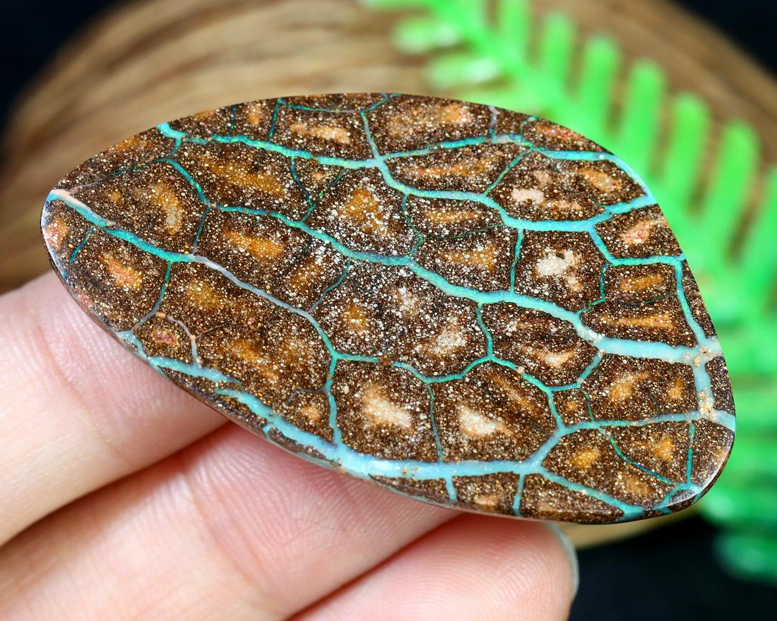 Australian Queensland Koroit Mine Loose Boulder Solid Opal Cabochon (1 of 4)