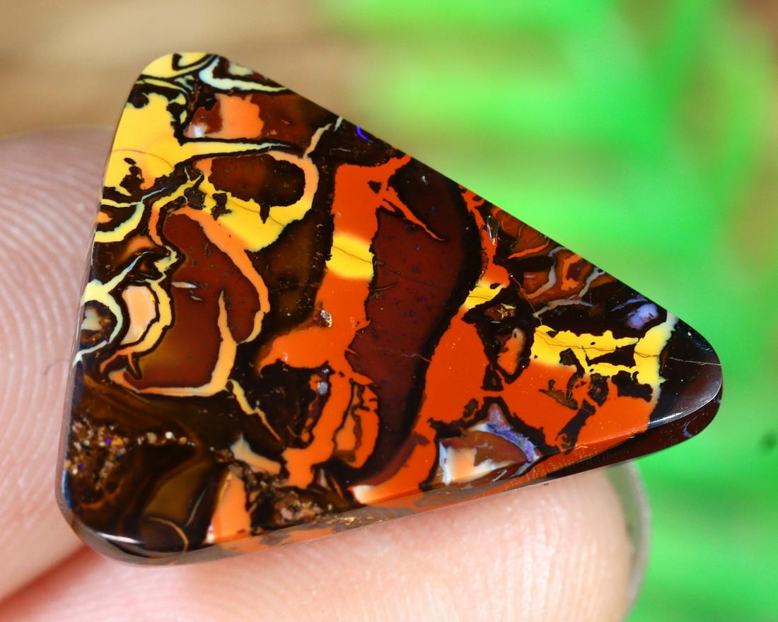 Australian Queensland Koroit Mine Loose Boulder Solid Opal Cabochon (1 of 4)