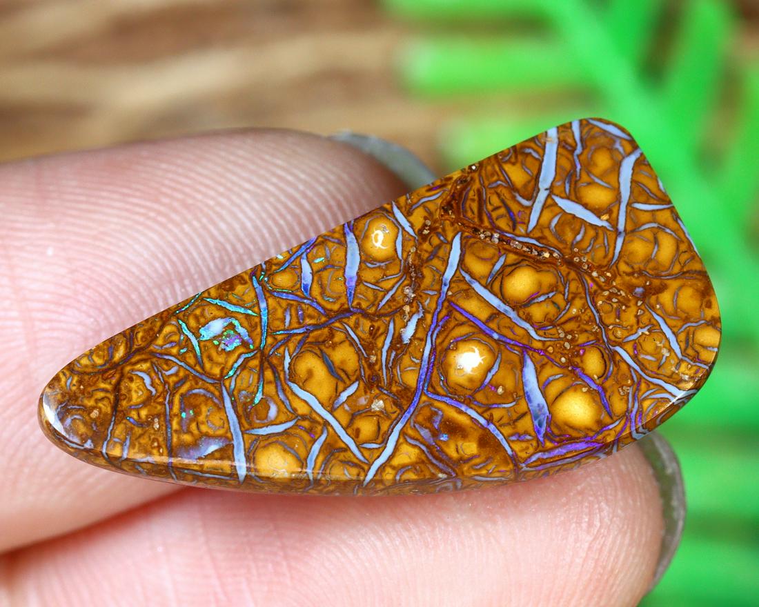 Australian Queensland Koroit Mine Loose Boulder Solid Opal Cabochon (1 of 4)