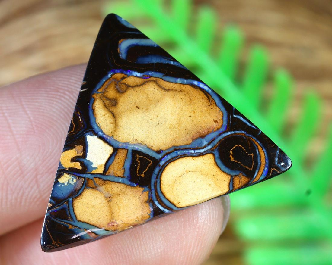 Australian Queensland Koroit Mine Loose Boulder Solid Opal Cabochon (1 of 4)