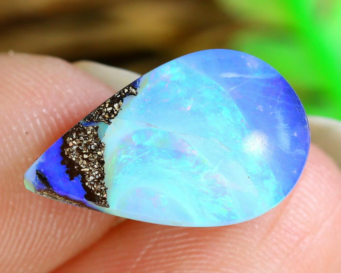 Australian Queensland Koroit Mine Loose Boulder Solid Opal Cabochon (1 of 4)