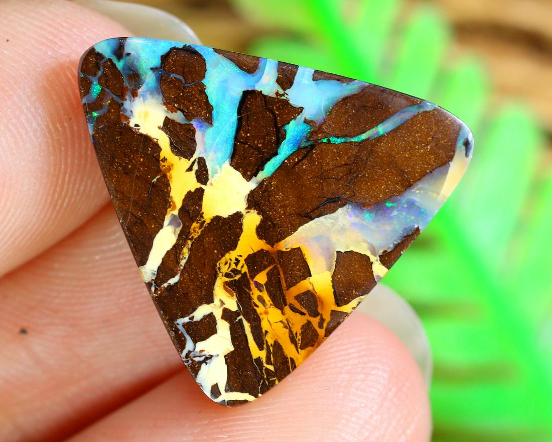 Australian Queensland Koroit Mine Loose Boulder Solid Opal Cabochon (1 of 3)