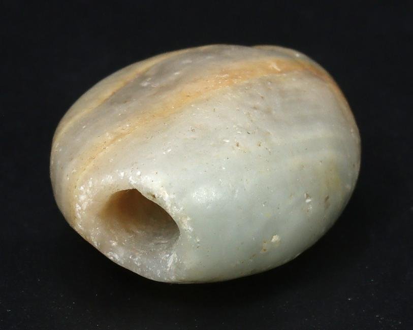 Ancient Late Indus Valley Bead Flattened Agate Bead 1000-900 BC (1 of 5)