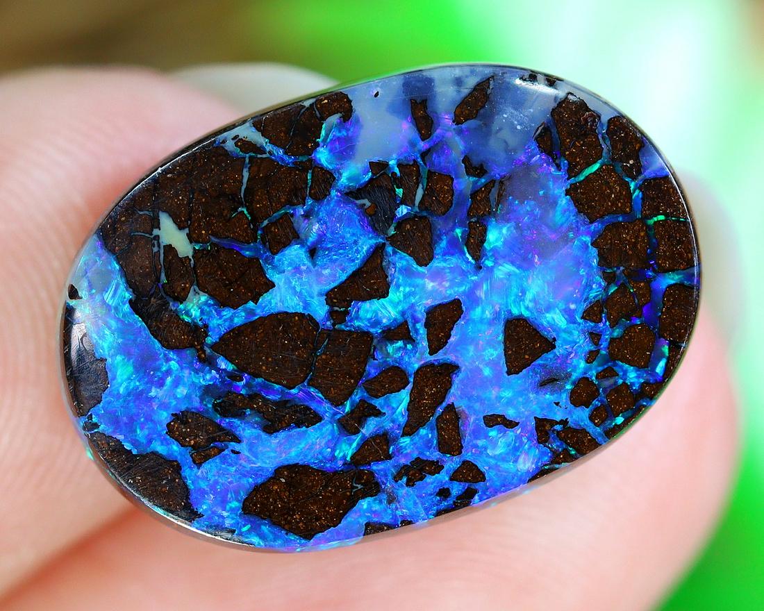 Australian Queensland Koroit Mine Loose Boulder Solid Opal Cabochon: Highlight: Timed Auction, NO COMPETING BID, NO HIDDEN RESERVED PRICE, all auction lots starting at only $19 for all SOLID Australian Opals and rough parcel which is few hundreds dollar worth in the ac