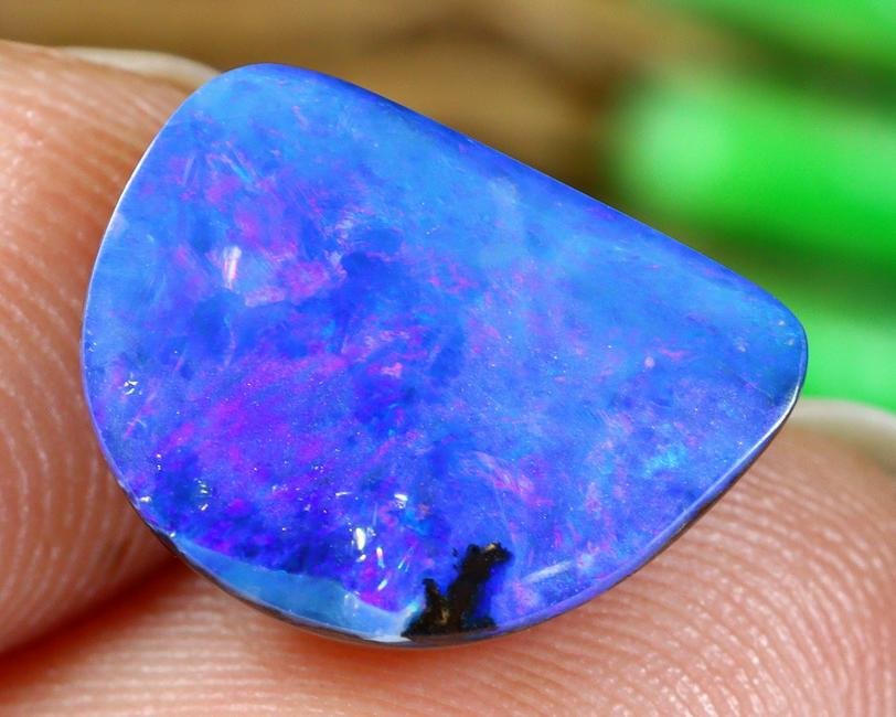 Australian Queensland Koroit Mine Loose Boulder Solid Opal Cabochon: Highlight: Timed Auction, NO COMPETING BID, NO HIDDEN RESERVED PRICE, all auction lots starting at only $19 for all SOLID Australian Opals and rough parcel which is few hundreds dollar worth in the ac