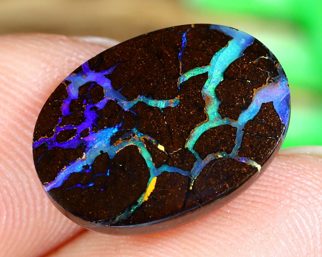 Australian Queensland Koroit Mine Loose Boulder Solid Opal Cabochon: Highlight: Timed Auction, NO COMPETING BID, NO HIDDEN RESERVED PRICE, all auction lots starting at only $19 for all SOLID Australian Opals and rough parcel which is few hundreds dollar worth in the ac