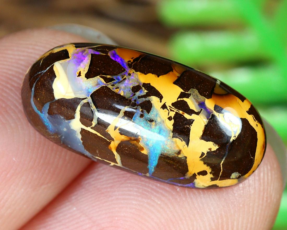 Australian Queensland Koroit Mine Loose Boulder Solid Opal Cabochon (1 of 3)