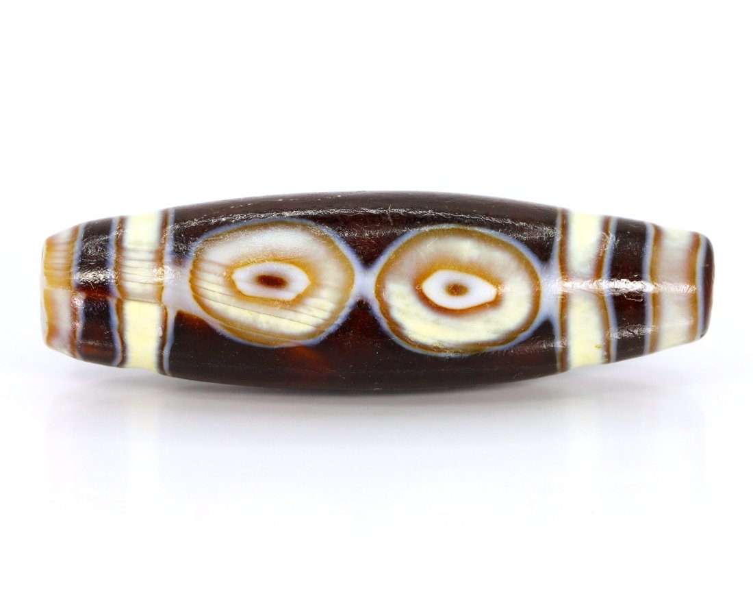 A New Tibetan 3 Eyes dZi Bead Himalayan Asian Art Collection K21 (1 of 4)