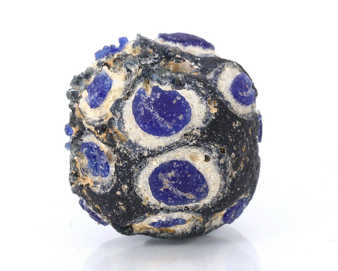 An Ancient Phoenician Period Stratified Eye Roman Glass Bead (1 of 4)