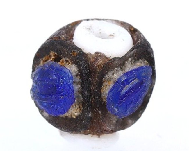A Classical Antiquity Ancient Roman Glass Bead Collection Neoclassical Era (1 of 4)